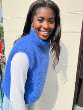 Indlæs billede til gallerivisning Loveknit Weekend Vest Rib Hals