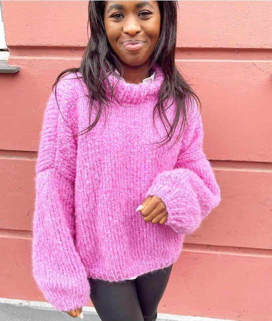 Loveknit Weekend Trøje Ribbe Hals Norsk