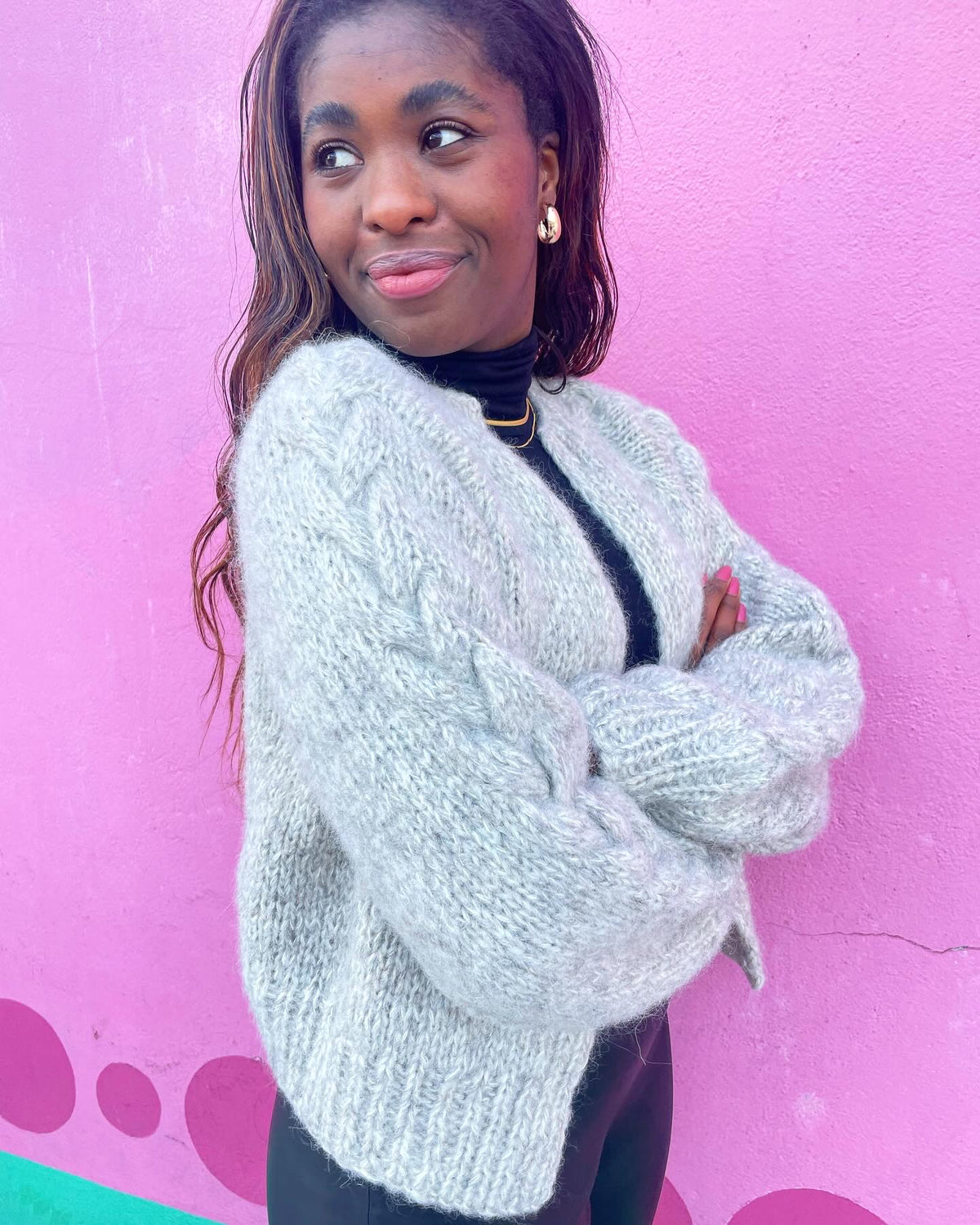 Loveknit Fanny Flettejakke Norsk