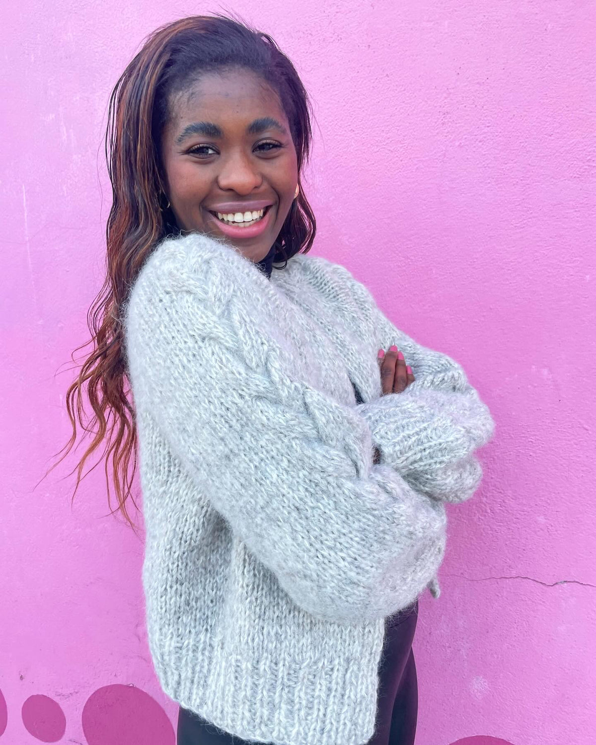Loveknit Fanny Flettejakke Norsk