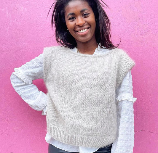 Loveknit Weekend Vest færdigstrik