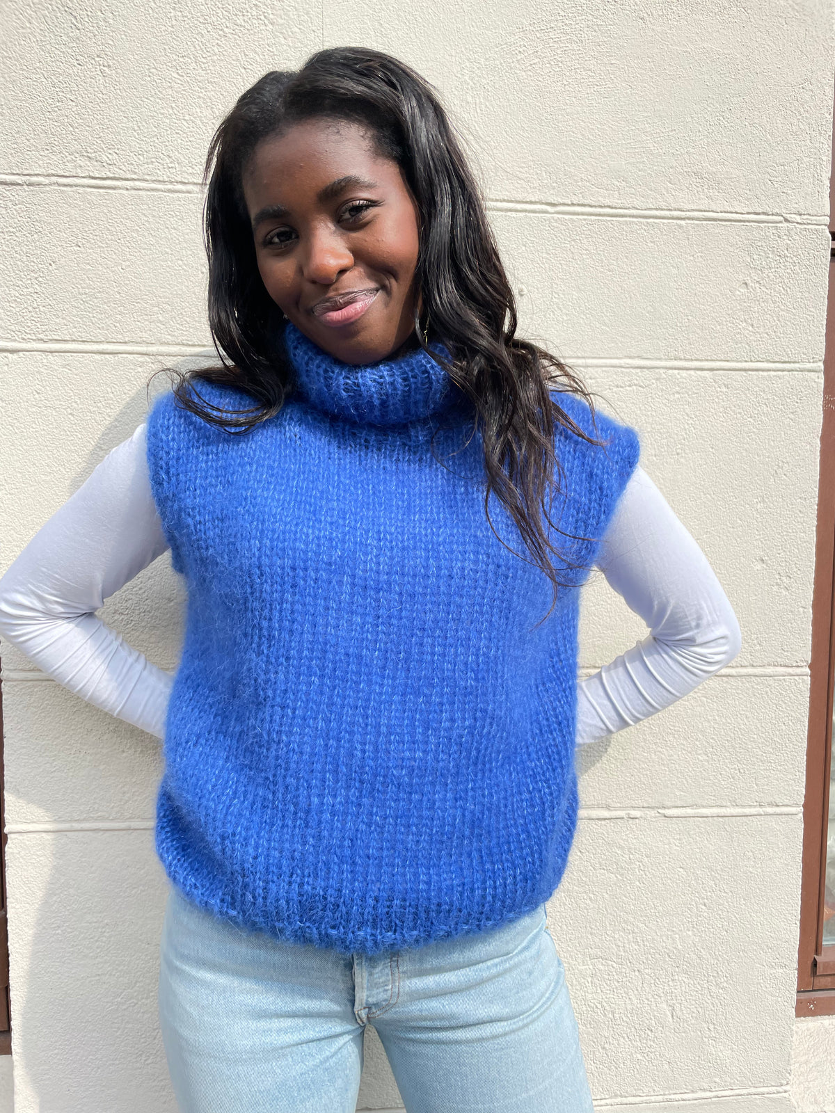 Loveknit Weekend Vest Rib Hals