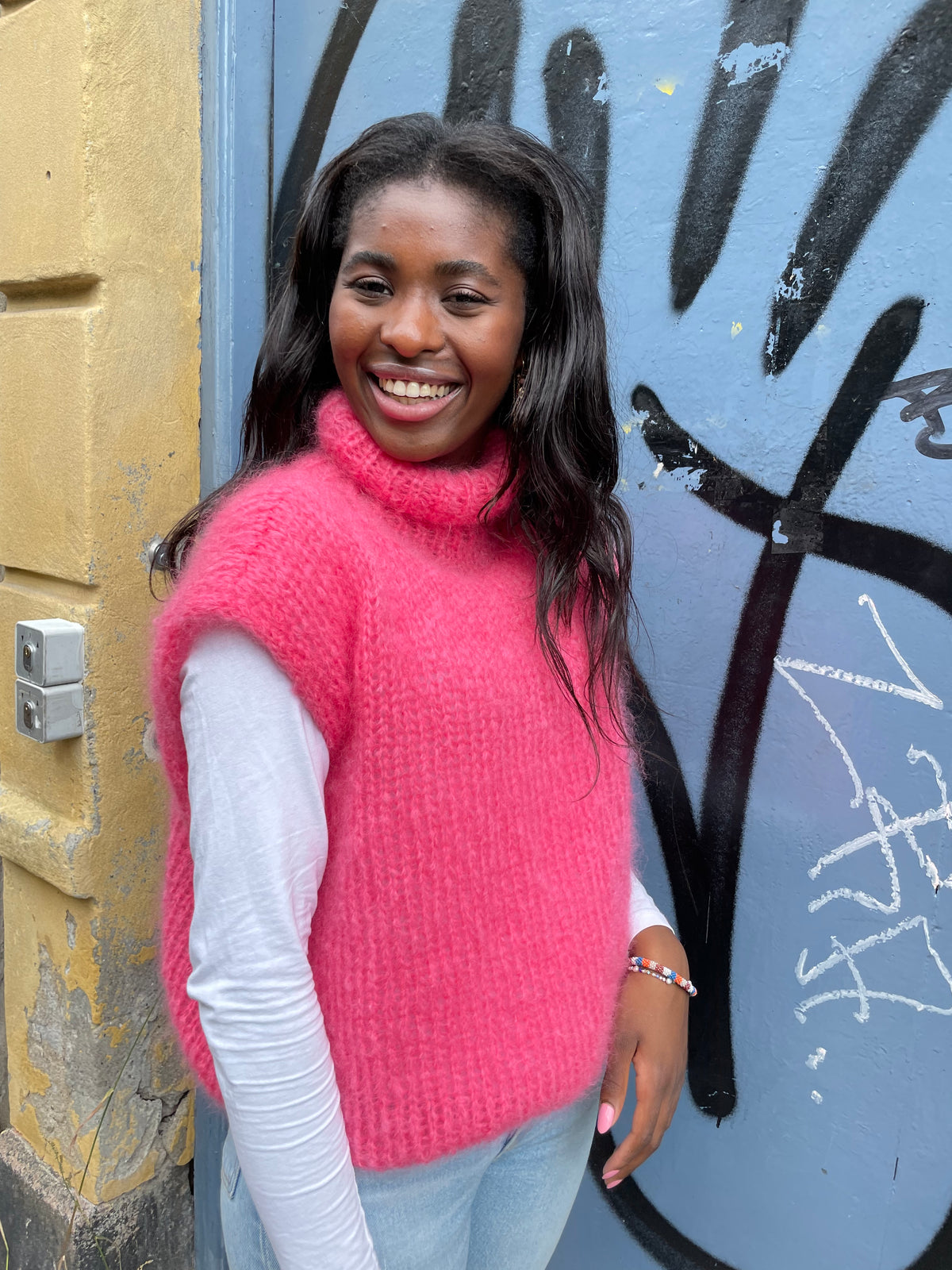 Loveknit Weekend Vest Rib Hals